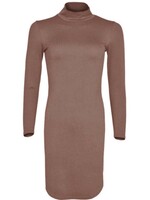 LA SISTERS CURVE CREPE DRESS MOCCA