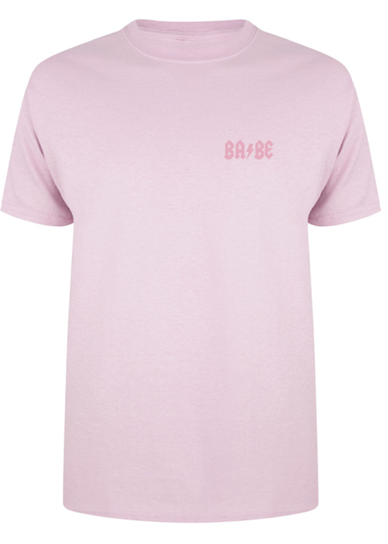 BABE BABE BABE TEE SOFT PINK