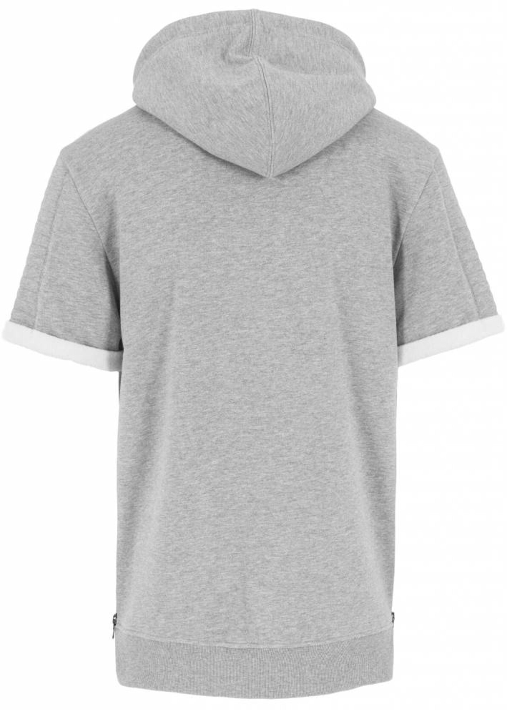 SIDE-ZIP SHORT SLEEVE HOODY (MEN)