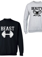 BEAUTY & BEAST COUPLE SWEATERS