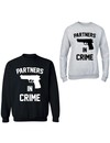PARTNERS IN CRIME GUN COUPLE SWEATERS