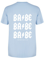 BABE BABE BABE TEE SOFT BLUE