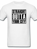 CUSTOM STRAIGHT OUTTA YOUR CITY TEE (MEN)