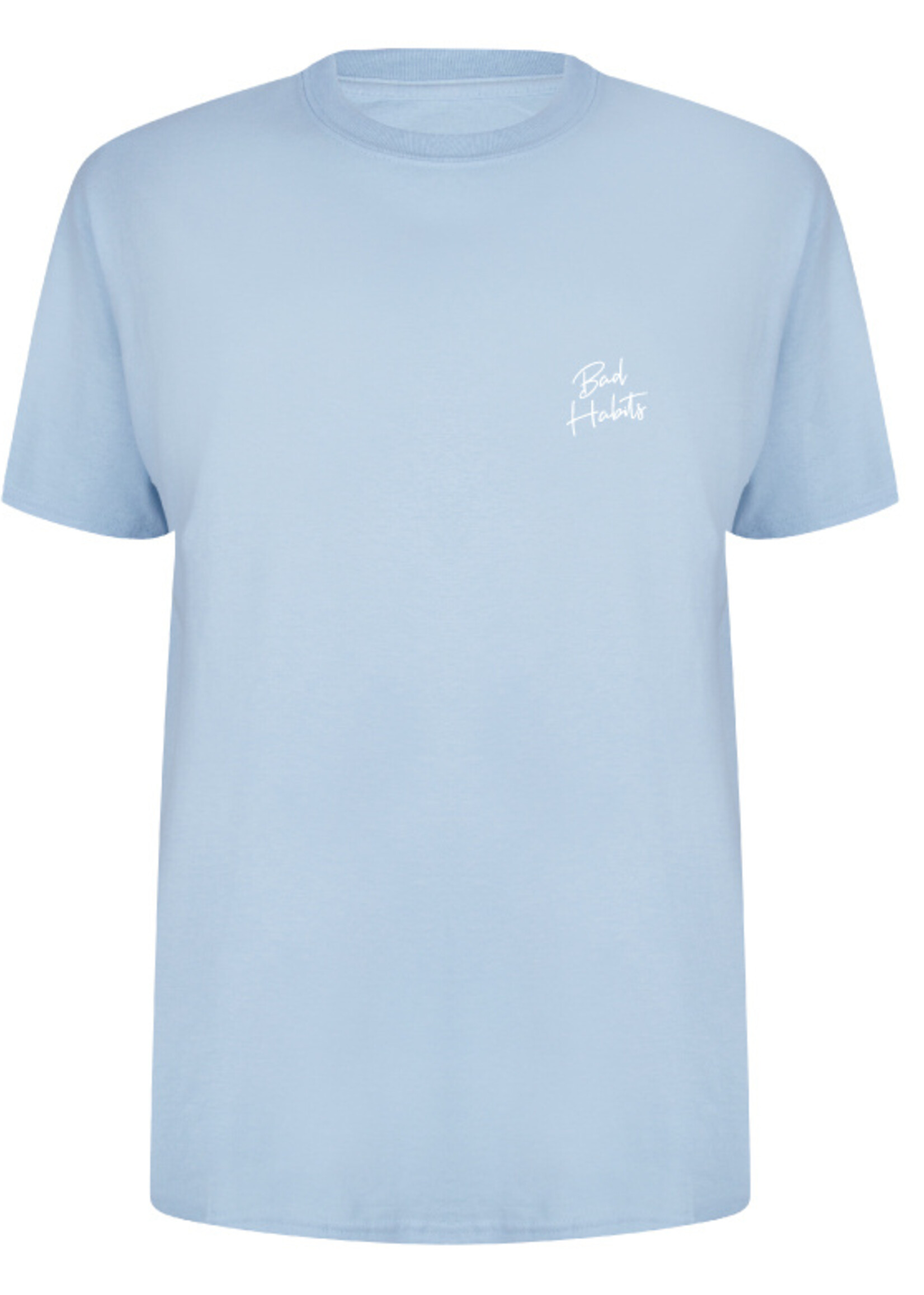 SMALL SIGNATURE TEE SOFT BLUE