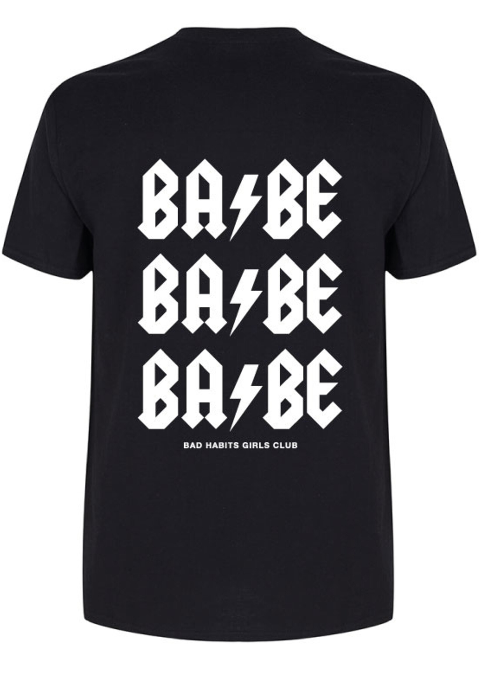 BABE BABE BABE TEE BLACK