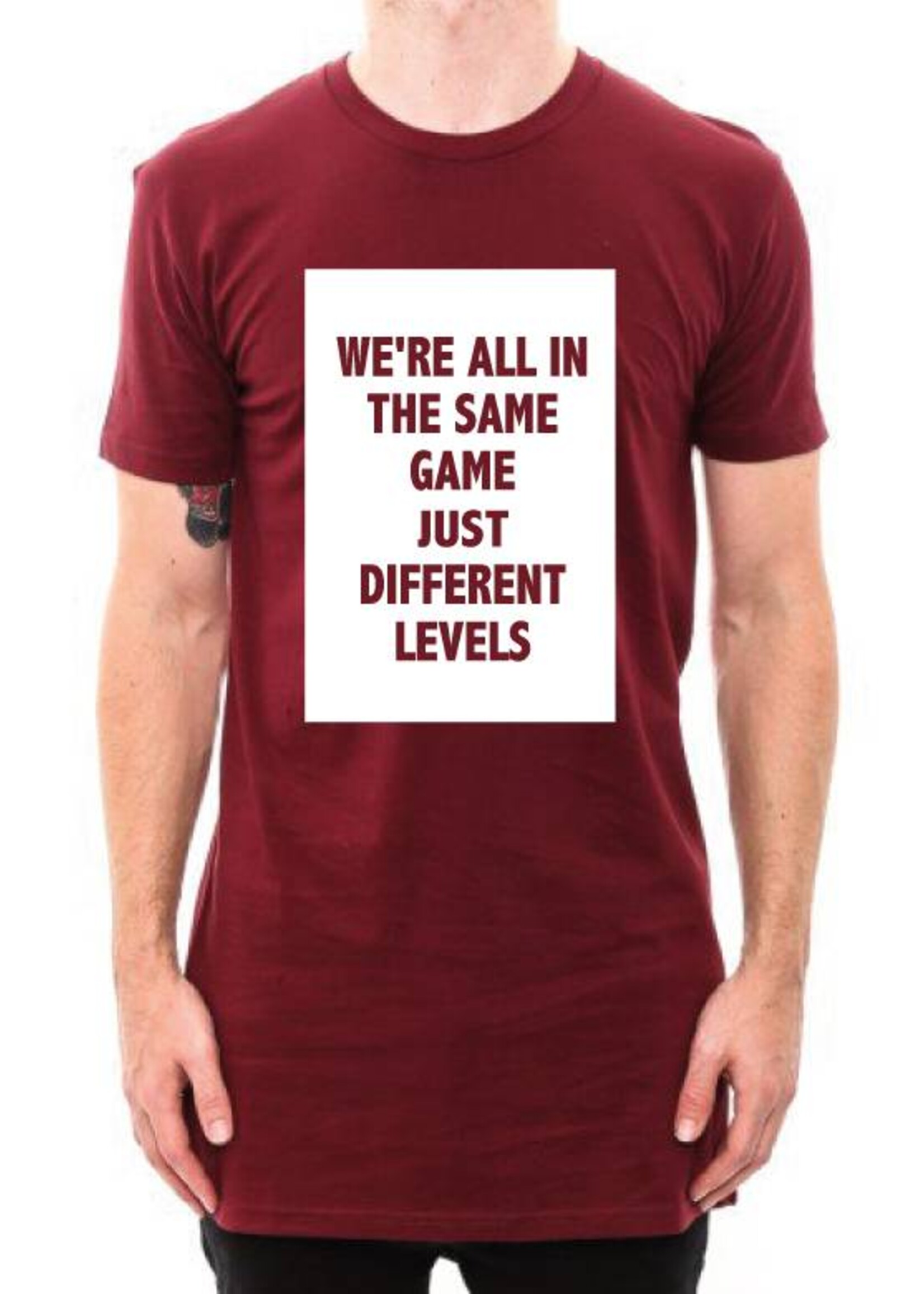 DIFFERENT LEVELS LONG TEE (MEN)