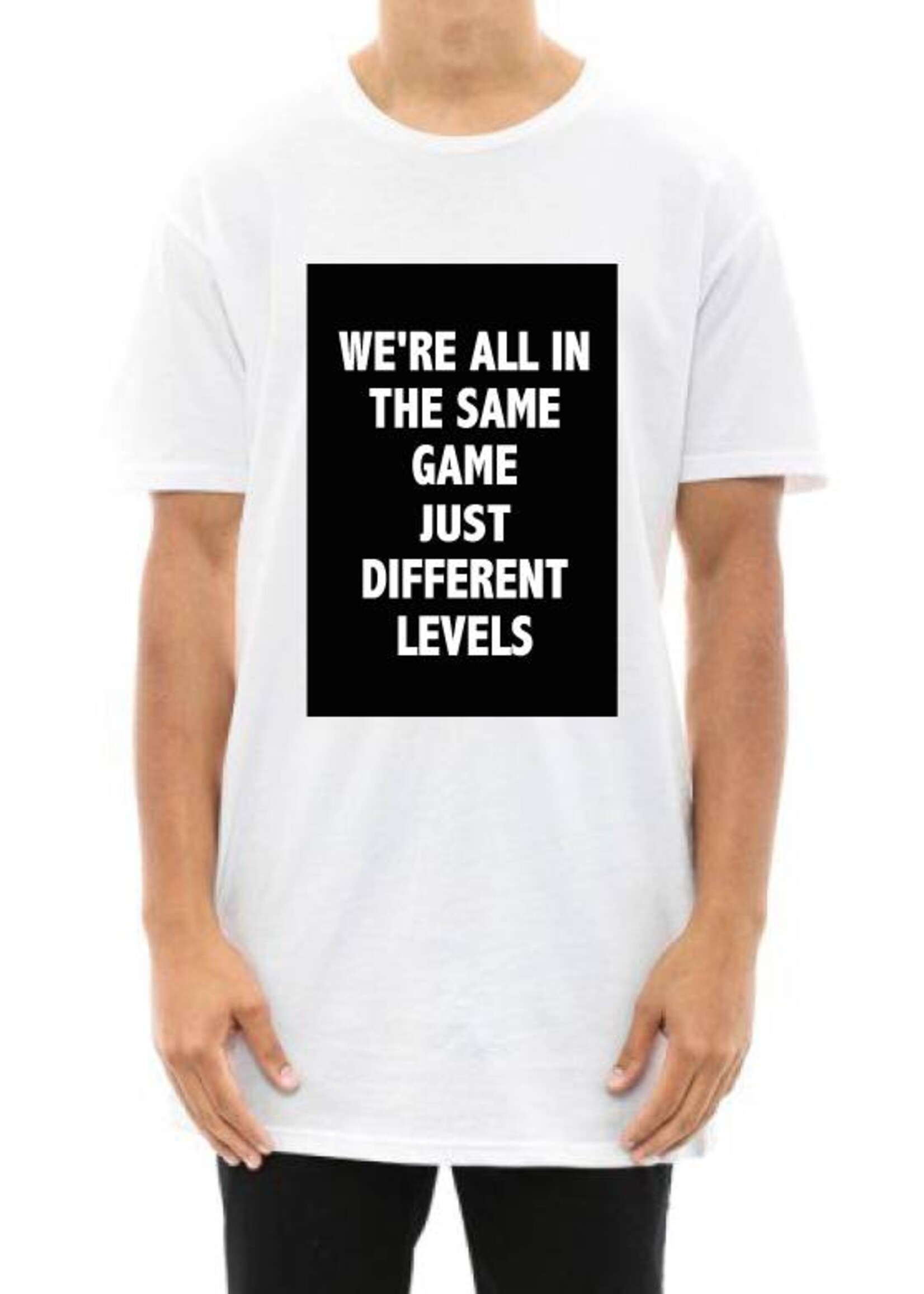 DIFFERENT LEVELS LONG TEE (MEN)