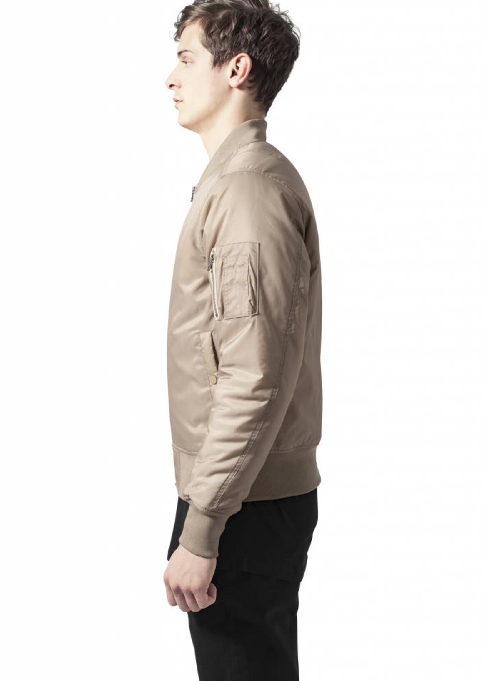 BASIC BOMBER JKT BEIGE (MEN)