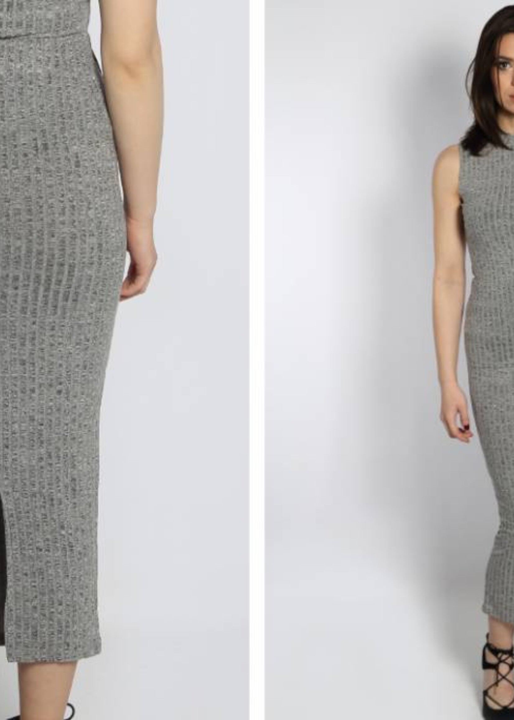 JERSEY SKIRT GREY
