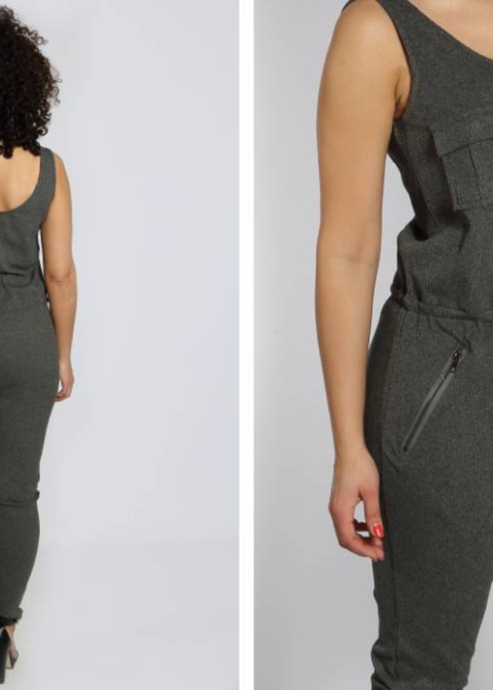 POCKET JUMPSUIT GREY