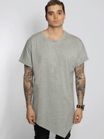ASYMMETRIC LONG TEE GREY