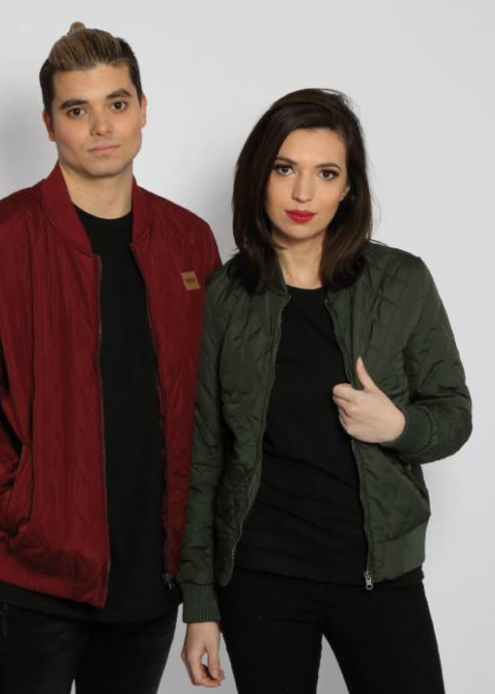 QUILT BOMBER JACKET OLIVE (WMN)