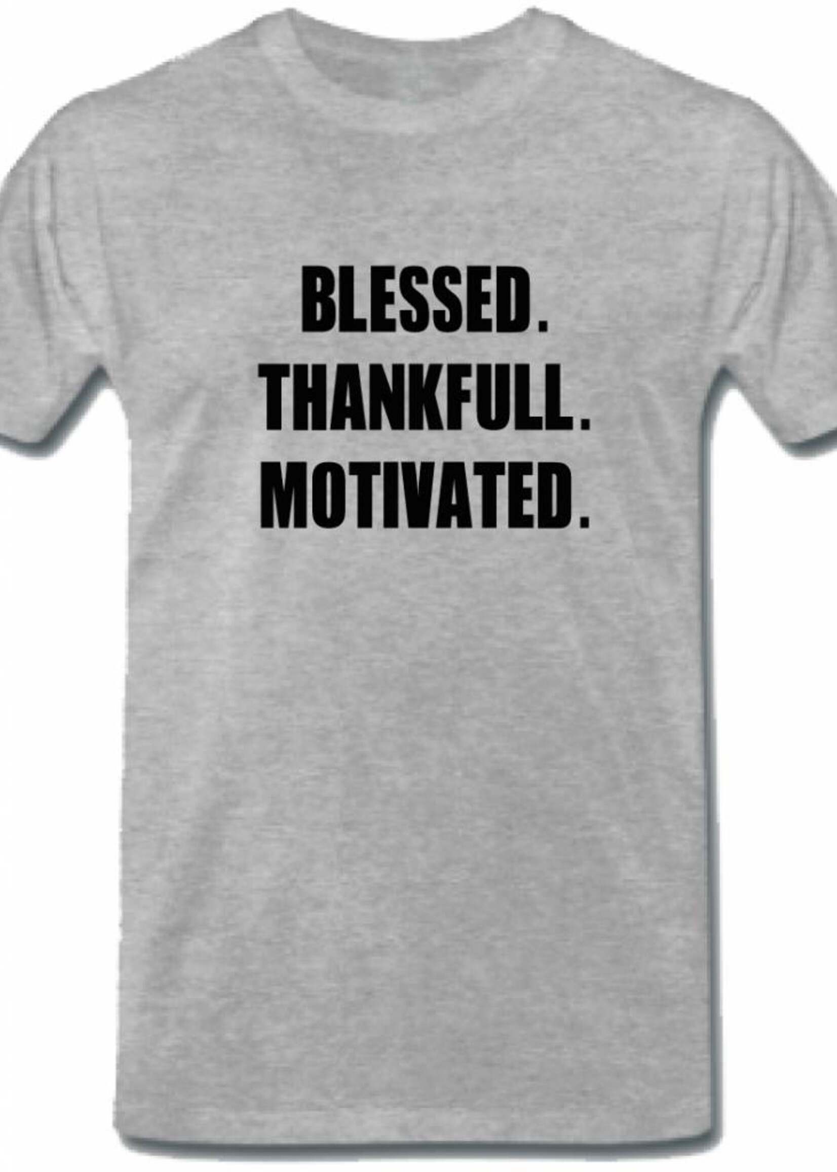 BLESSED THANKFUL MOTIVATED TEE (MEN)