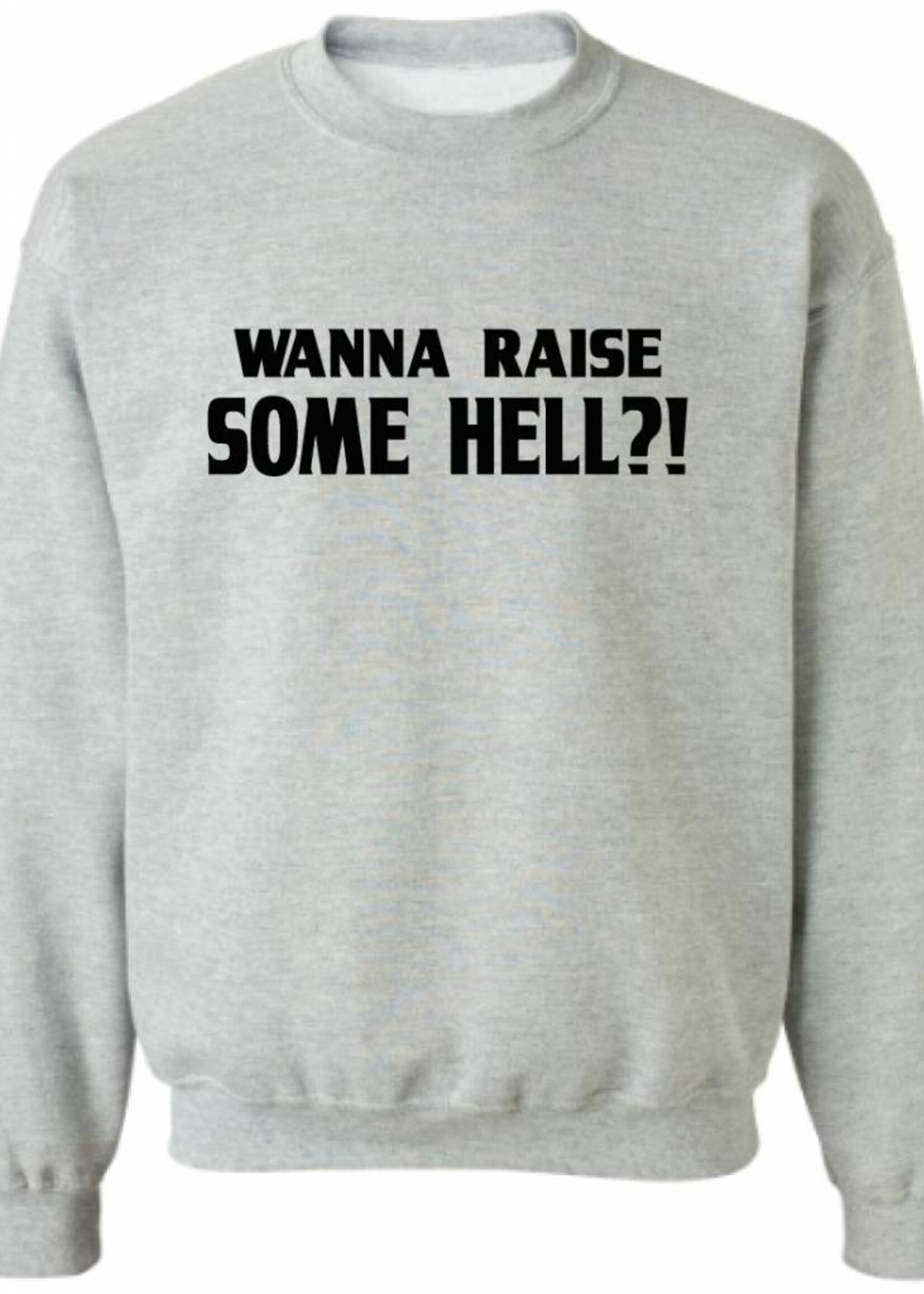WANNA RAISE SOME HELL? SWEATER (MEN)
