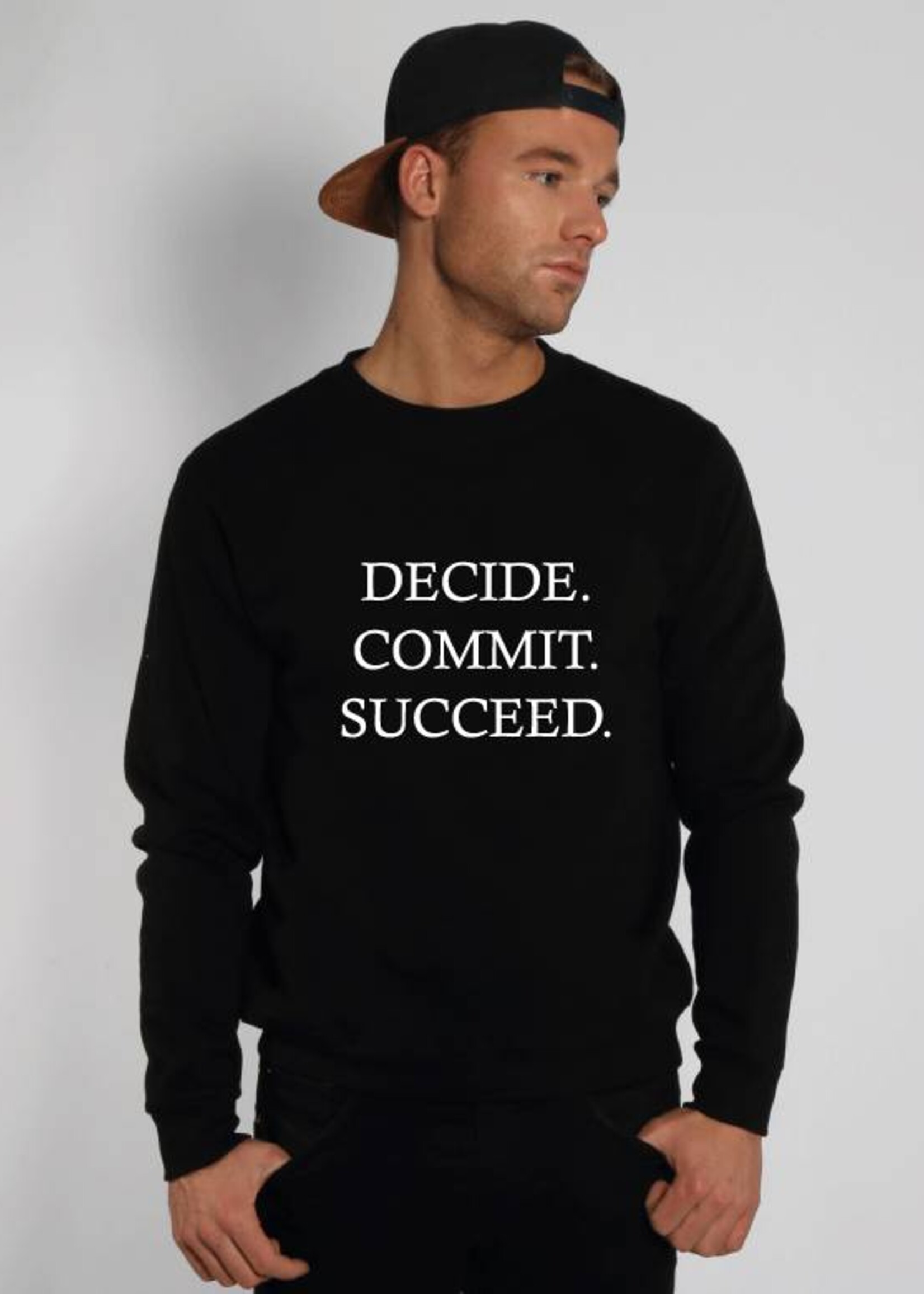 DECIDE COMMIT SUCCEED SWEATER (MEN)