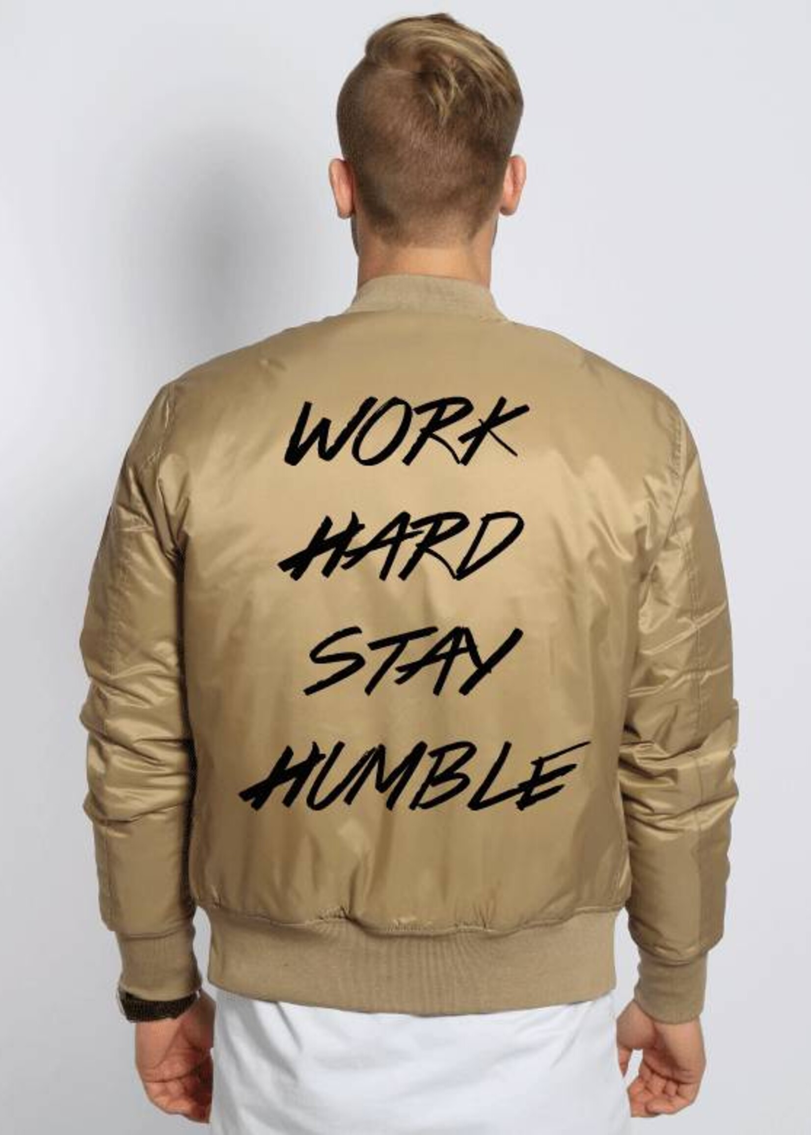 WORK HARD STAY HUMBLE BOMBER (MEN)