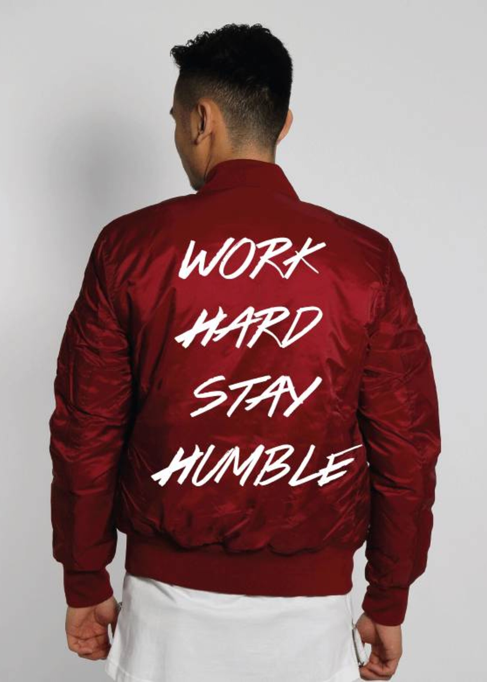 WORK HARD STAY HUMBLE BOMBER (MEN)