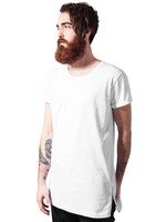 SIDE ZIP LONG TEE WHITE (MEN)