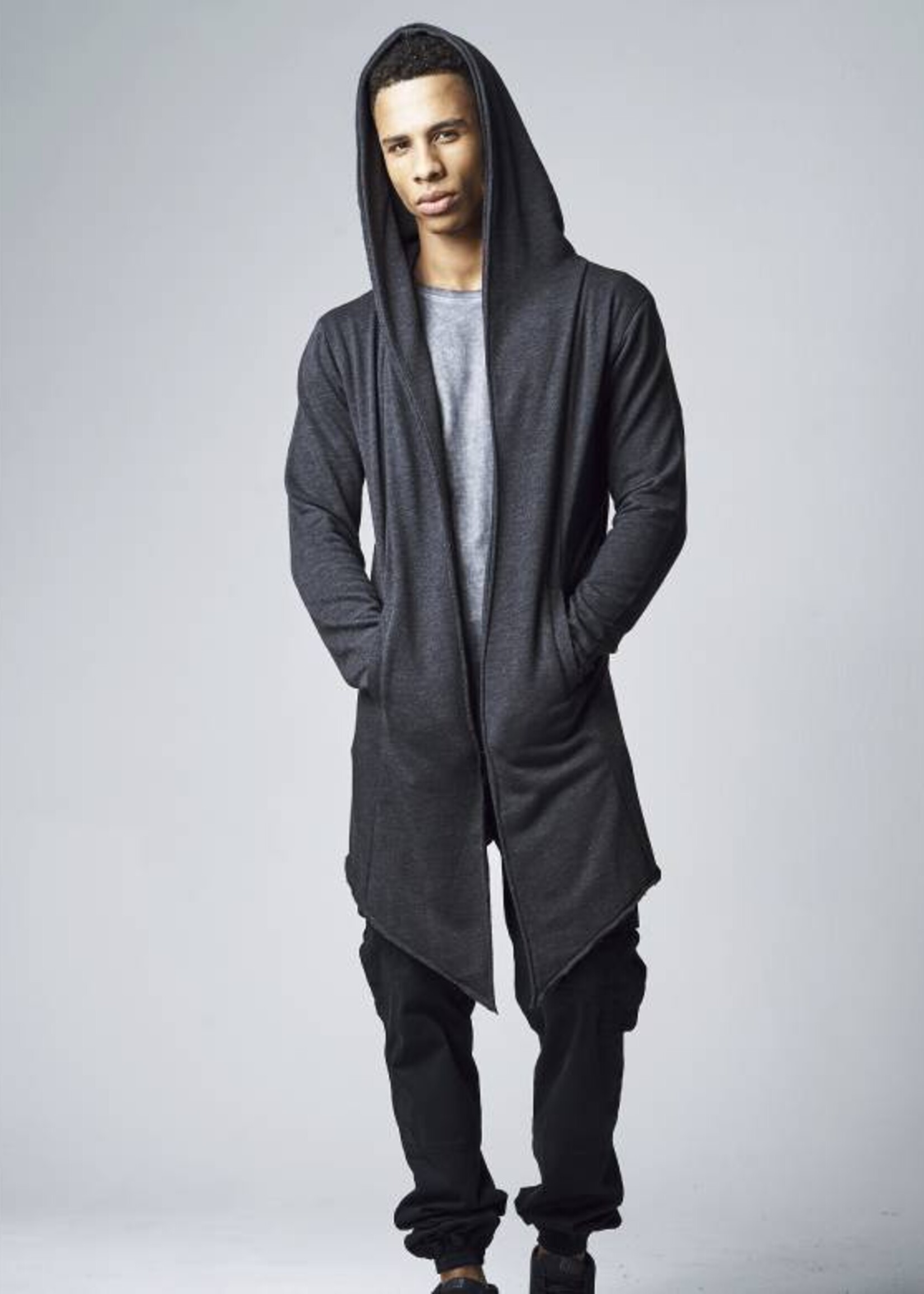 LONG CARDIGAN DARK GREY (MEN)