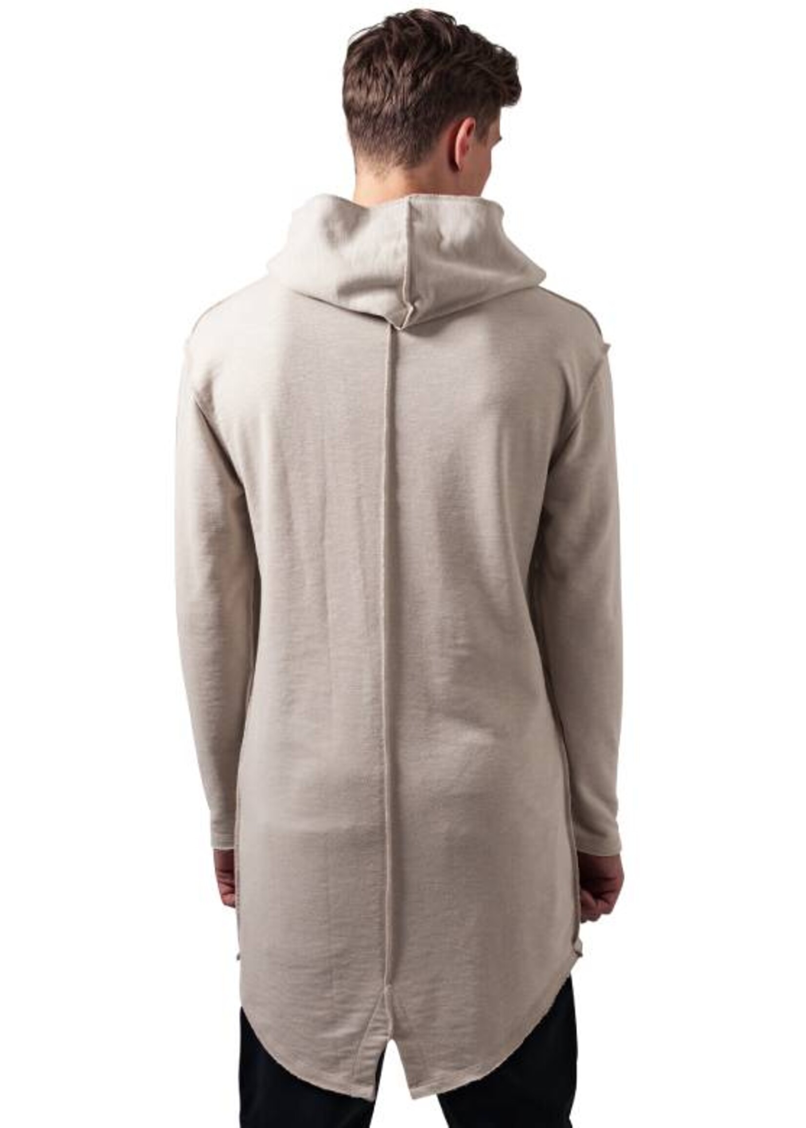 SLUB TERRY LONG HOODIE SAND (MEN)