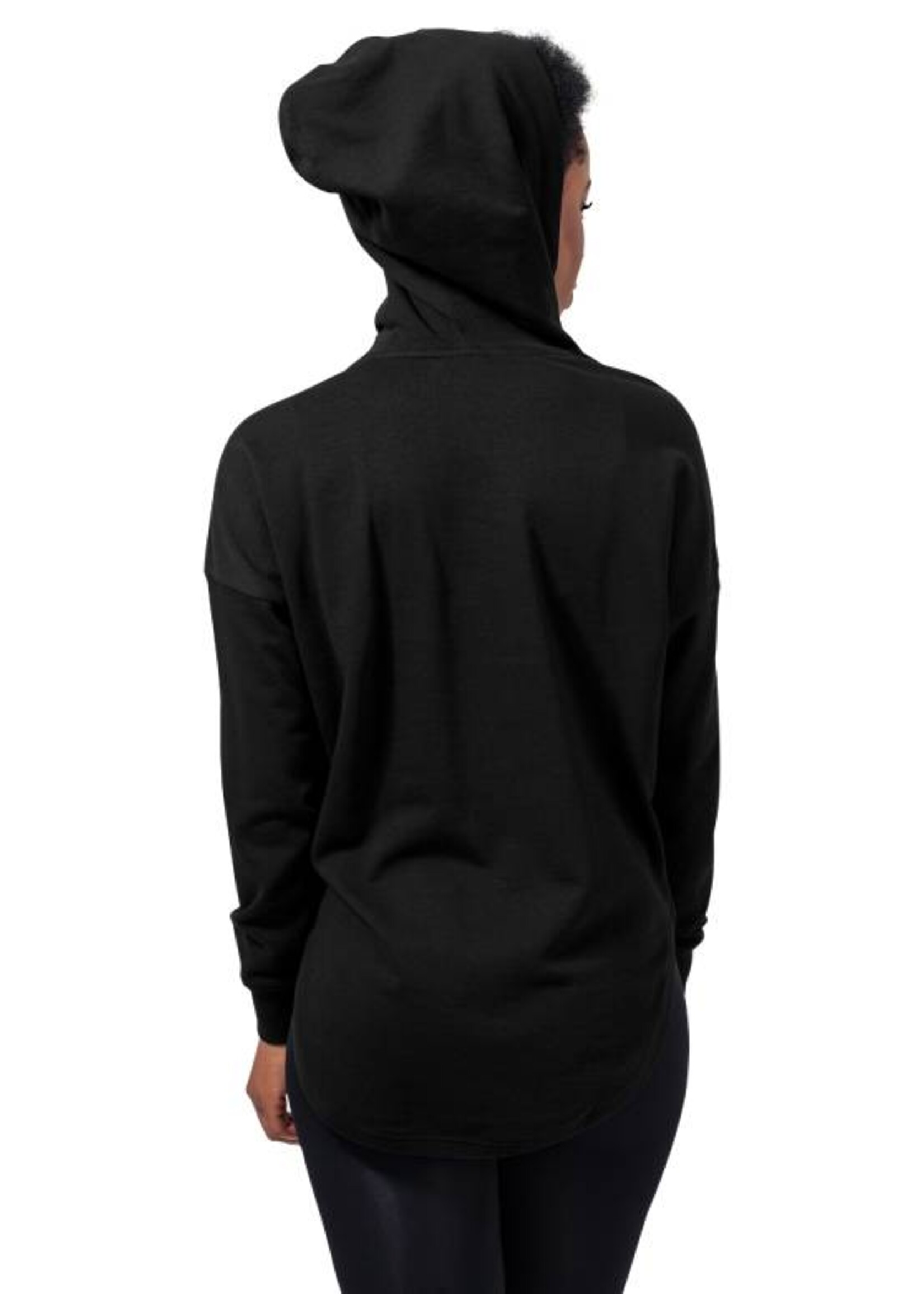 OVERSIZED TERRY HOODIE BLACK (WMN)