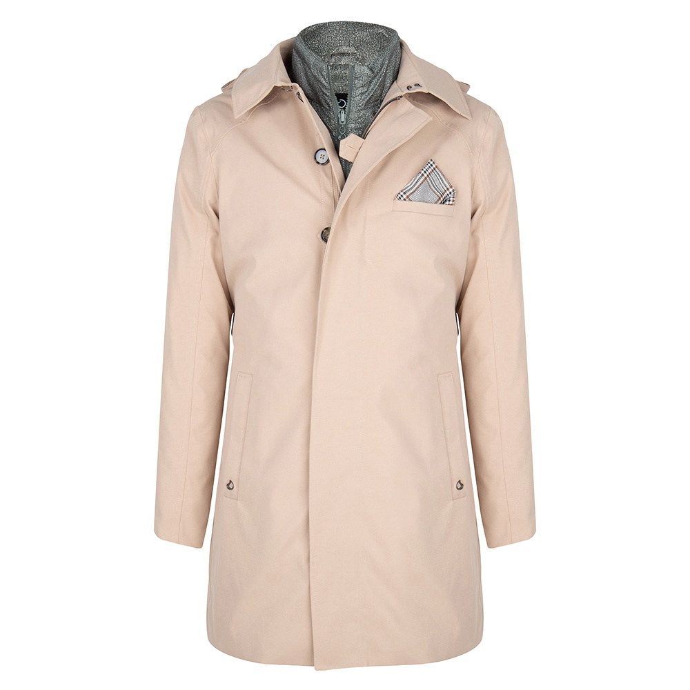 Waterproof Men's Rain Trenchcoat Beige Rain Couture Amsterdam