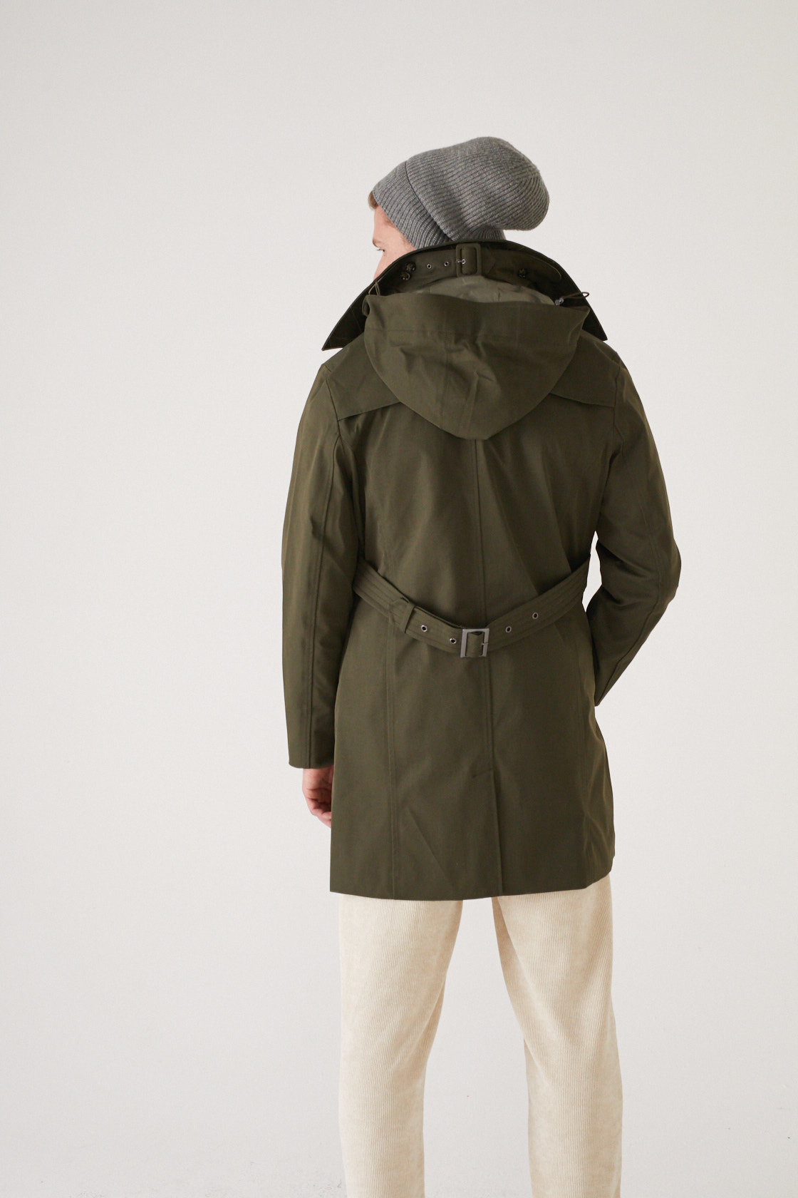 Waterproof Men's Trenchcoat Green Rain Couture Amsterdam