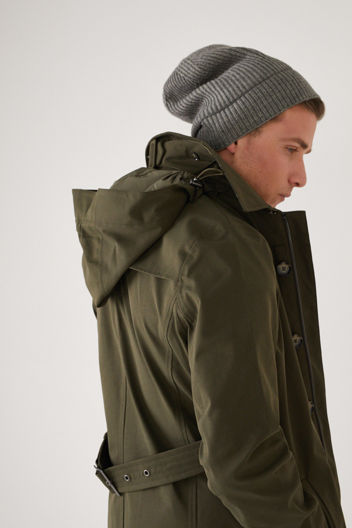 Waterproof Men's Trenchcoat Green Rain Couture Amsterdam