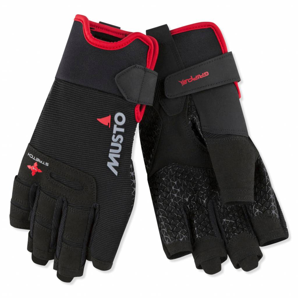 crazy4sailing Gants régate - 5 Doigts coupés, Couleur:Blanc, Taille