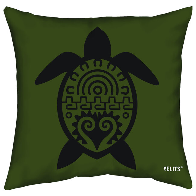 Velits Outdoor Buitenkussen print azteken schildpad
