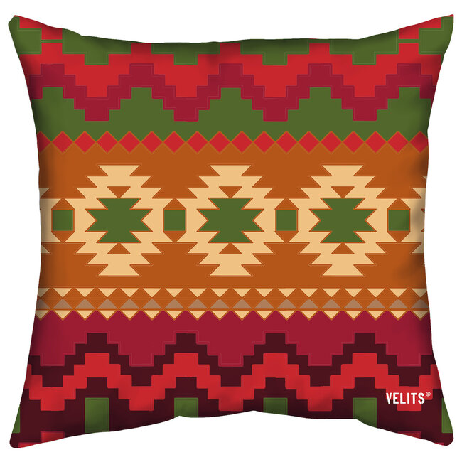 Velits Outdoor Buitenkussen print azteken schildpad