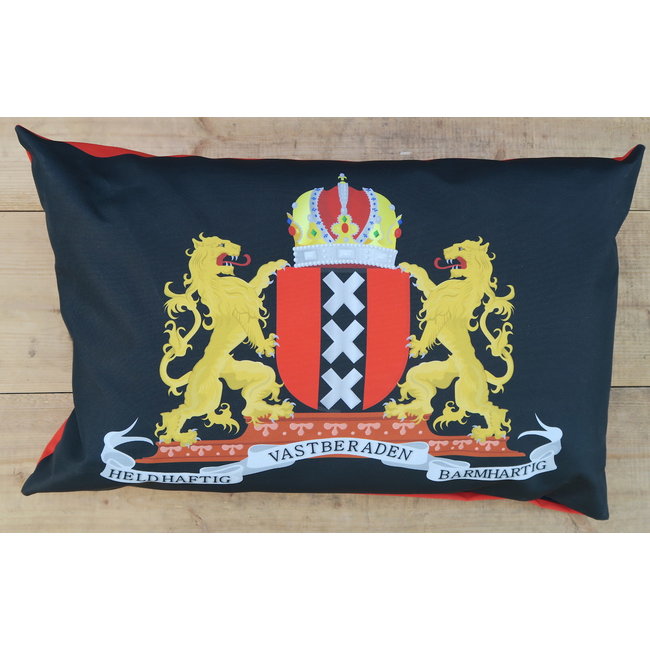 Velits Outdoor Buitenkussen Amsterdam met stadswapen