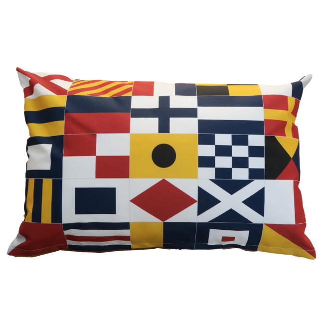 Velits Outdoor Bootkussen seinvlaggen mix