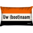 Velits Outdoor Buitenkussen Oranje bootnaam