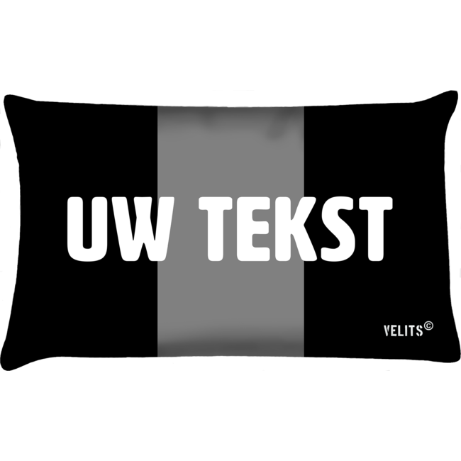 Velits Outdoor Bootkussen Men in Black eigen tekst of naam