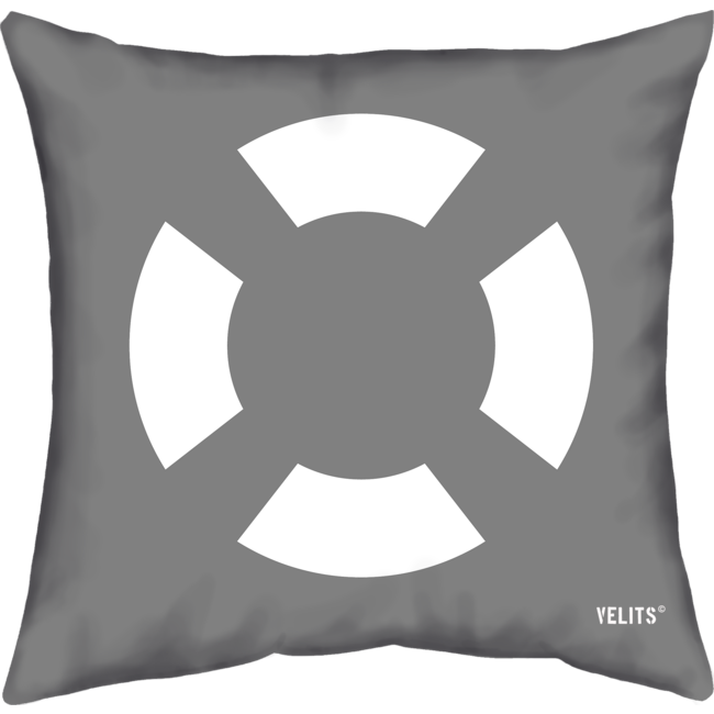 Velits Outdoor Bootkussen Men in Black reddingsboei grijs