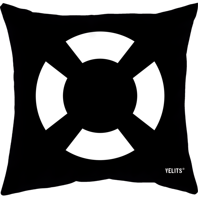 Velits Outdoor Bootkussen  Men in Black reddingsboei zwart