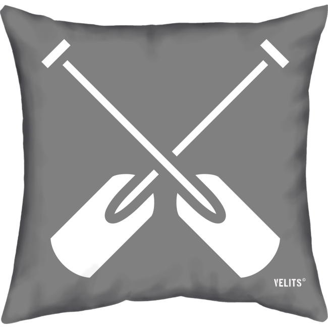 Velits Outdoor Bootkussen  Men in Black peddels grijs wit