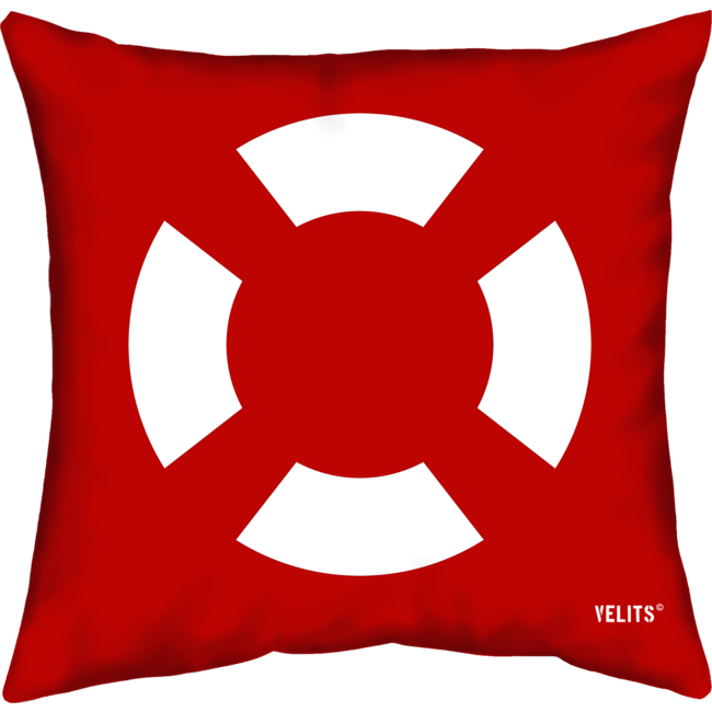 Velits Outdoor Bootkussen Dutch reddingsboei rood