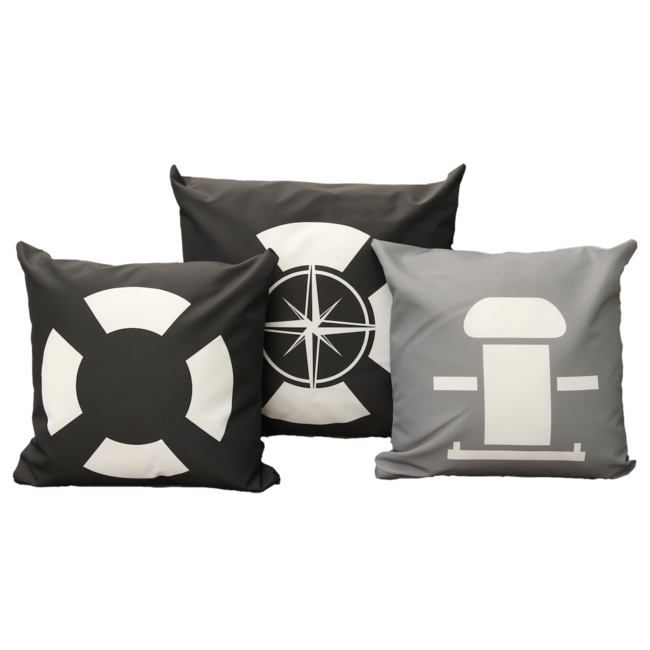 Velits Outdoor Bootkussen Men in Black peddels zwart