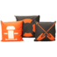 Velits Outdoor Bootkussen Orange is New Black peddels oranje zwart