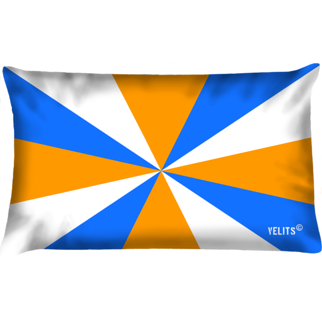 Velits Outdoor Bootkussen Oranje Blanje Bleu geus