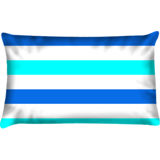 Velits Outdoor Buitenkussen Summertimes gestreept blauw