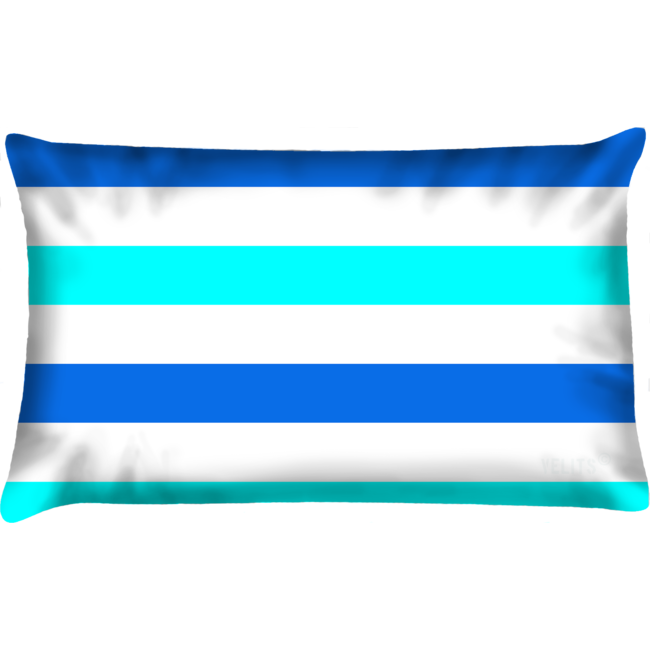 Velits Outdoor Kussen 4 seasons Summertimes gestreept blauw