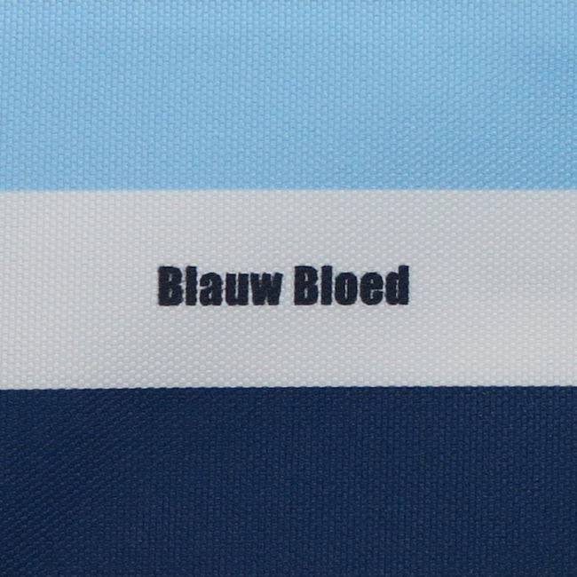 Velits Outdoor Bootkussen Blauw Bloed vlag met anker