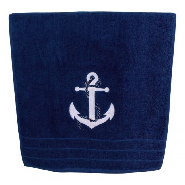 Flyer gifts Handdoek nautisch anker 50x100cm