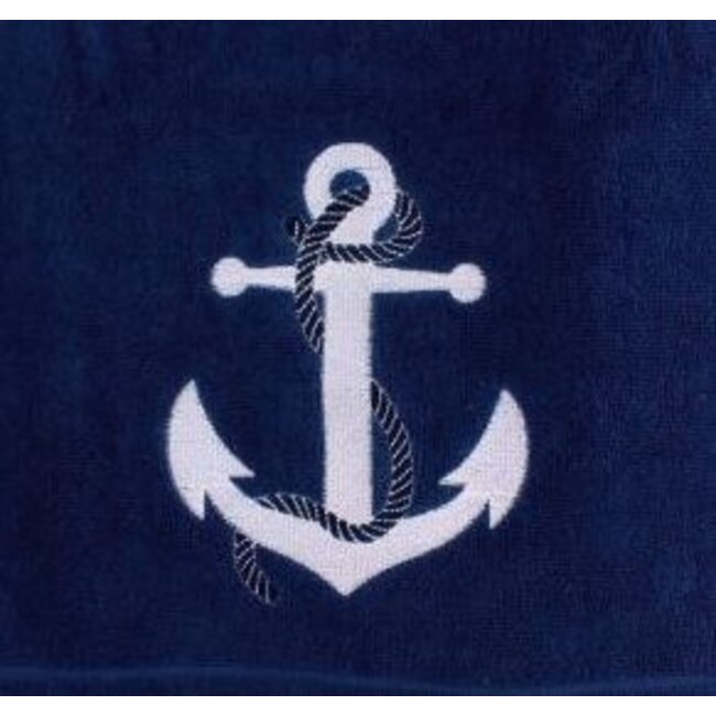 Flyer gifts Badlaken met anker 90x150cm