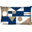Velits Buitenkussen Denim Original vlag patroon