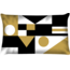 Velits Outdoor Bootkussen Goldfinger zwart vlag patroon