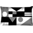 Velits Outdoor Buitenkussen Black vlag patroon